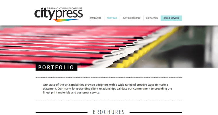 Portfolio page of #10 Top Wood print Business: Citypress Inc.